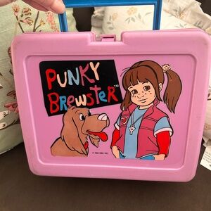 Punky Brewster 80’s - Vintage Character Lunchbox with thermos